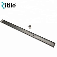 Long Stainless Steel Tile Insert Linear Shower Floor Drain Strainer