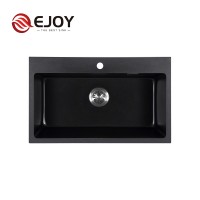 Ejoy High Quality Good Price undermount kitchen sink black YJ770