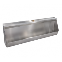 Stainless Steel wall-mounted Rectangular urinal