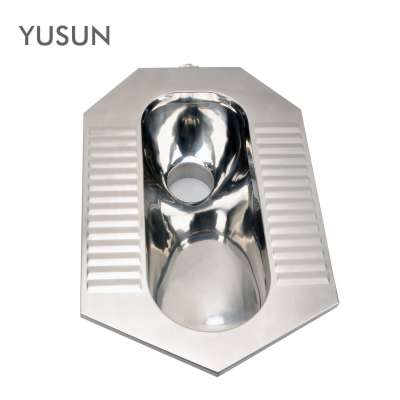 304# stainless steel squat pan stainless steel toilet