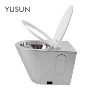 YUSUN Wall Hung WC Toilet Stainless Steel