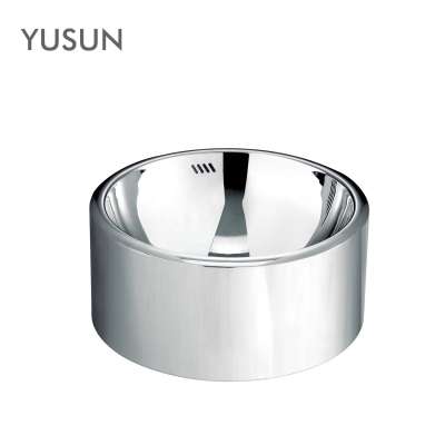 YUSUN 304 Stainless Steel Above Counter Basin Round