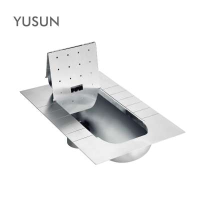 NEW style  304 Stainless Steel Squatting  Toilet Wc pan