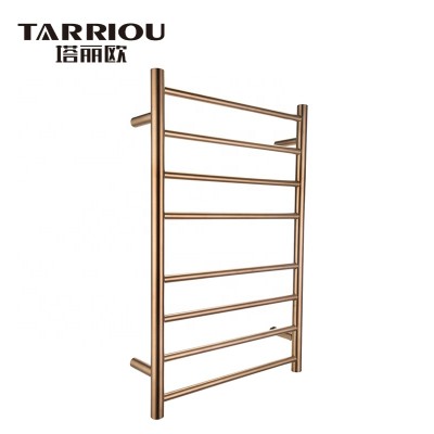 TARRIOU 8 Bar Towel Drying Ladder Rack Heated Towel Rail Gold For Sale