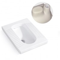 827s High quality modern s-trap standard toilet size water closet ceramic squatting pan