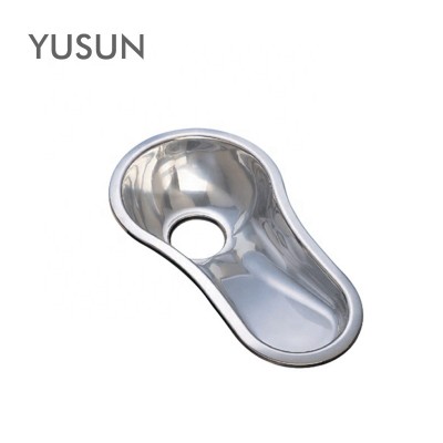 YUSUN Simple Design 304 Stainless Steel Squat Pan Squat Toilet for Ships and Trains