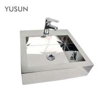 Factory Supply Stainless Steel Counter Top Wash Basin for Bathroom