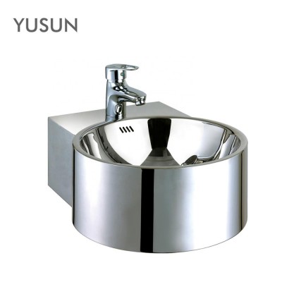 Best Selling Above Counter 304 Stainless Steel Bathroom Sink Basin