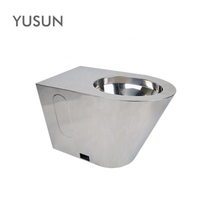 304 Stainless Steel Prison Jail Cell Toilet