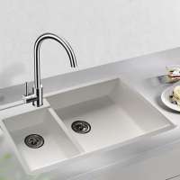 Hot Sale Modern High Quality Europe Durable Double Drainer Undermount Sink