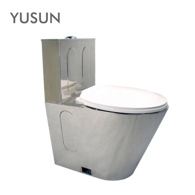 YUSUN Good Price 304 Stainless Steel Toilet For Sale